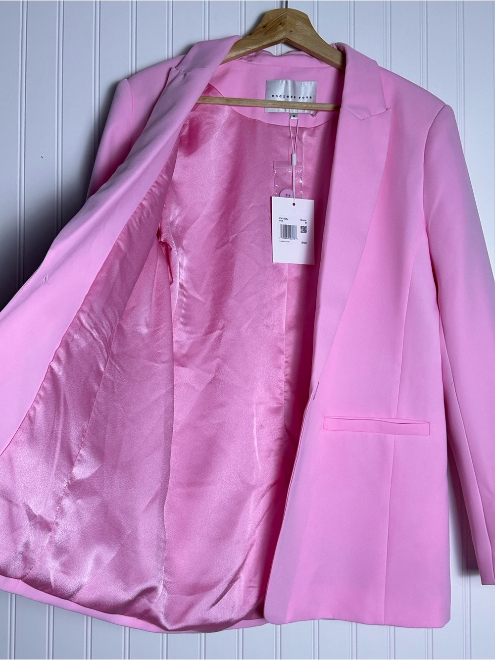 Anthropologie Enless Rose SINGLE-BREASTED BLAZER MEDIUM NWT - Picture 14 of 15